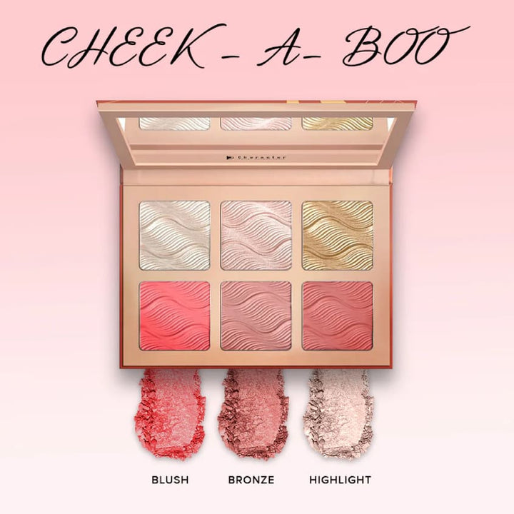 CHARACTER Glow & Blush Palette Sweet Peach