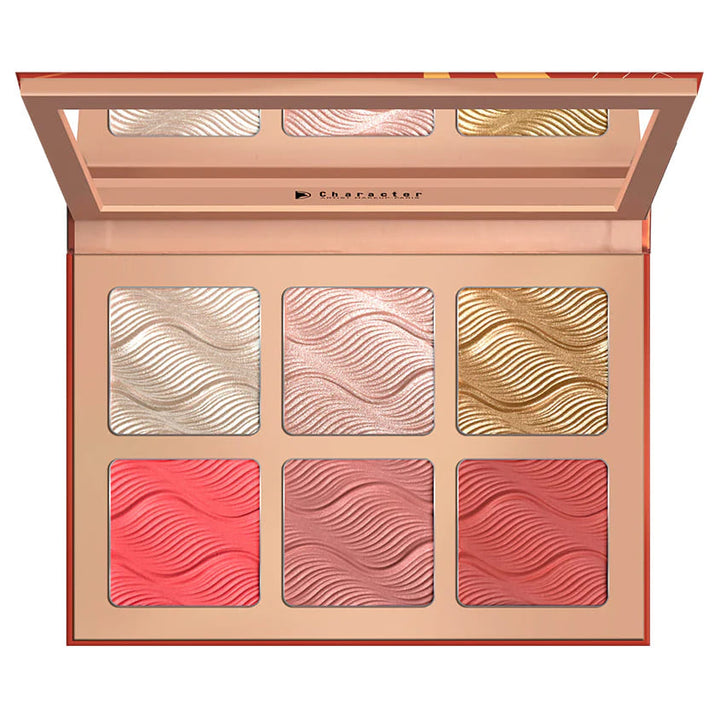 CHARACTER Glow & Blush Palette Sweet Peach
