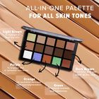 CHARACTER 15 COLOR FACE DEFINE PALETTE - DDC001 – free delivery