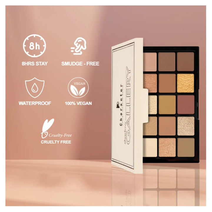CHARACTER Shadow Gallery 20 Color Eyeshadow Palette