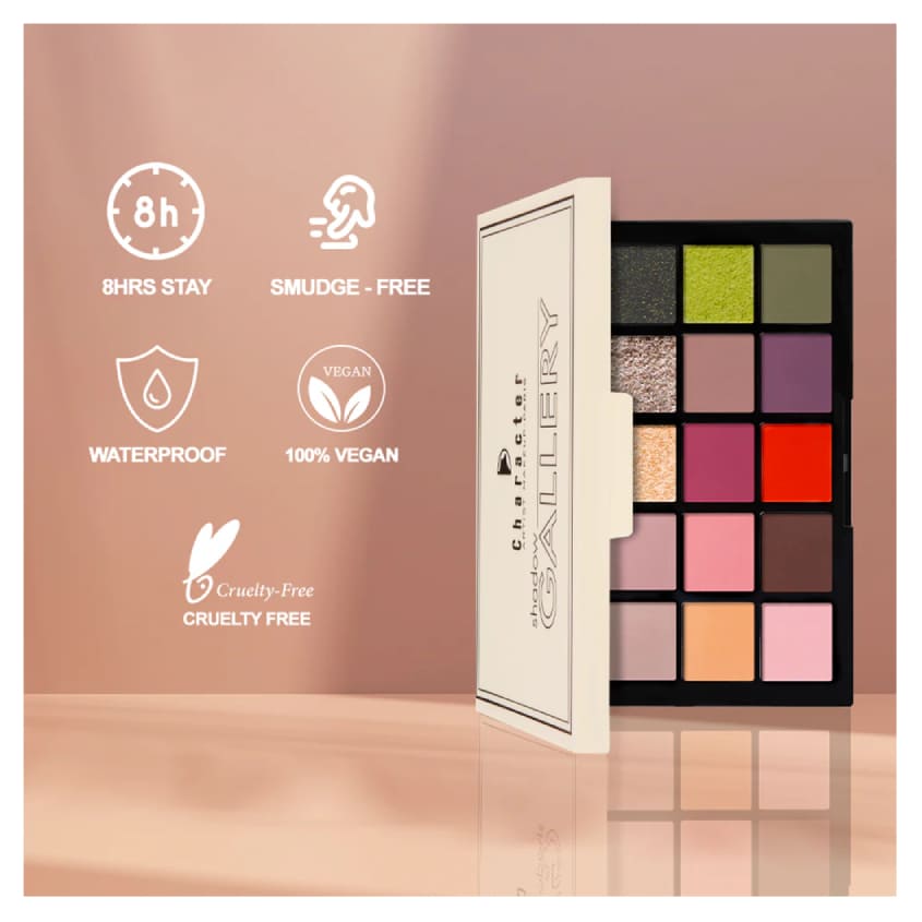 CHARACTER Shadow Gallery 20 Color Eyeshadow Palette