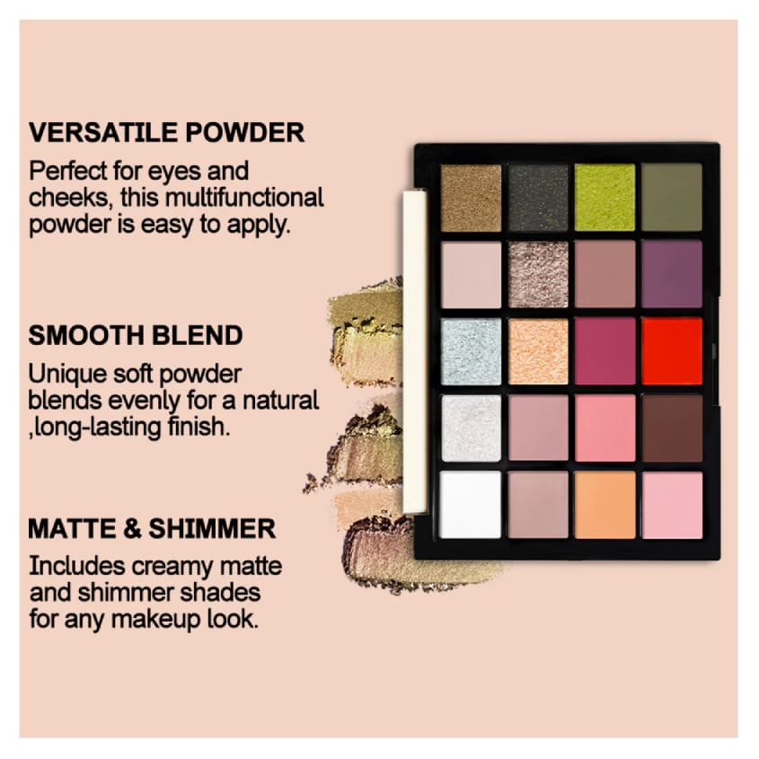 CHARACTER Shadow Gallery 20 Color Eyeshadow Palette