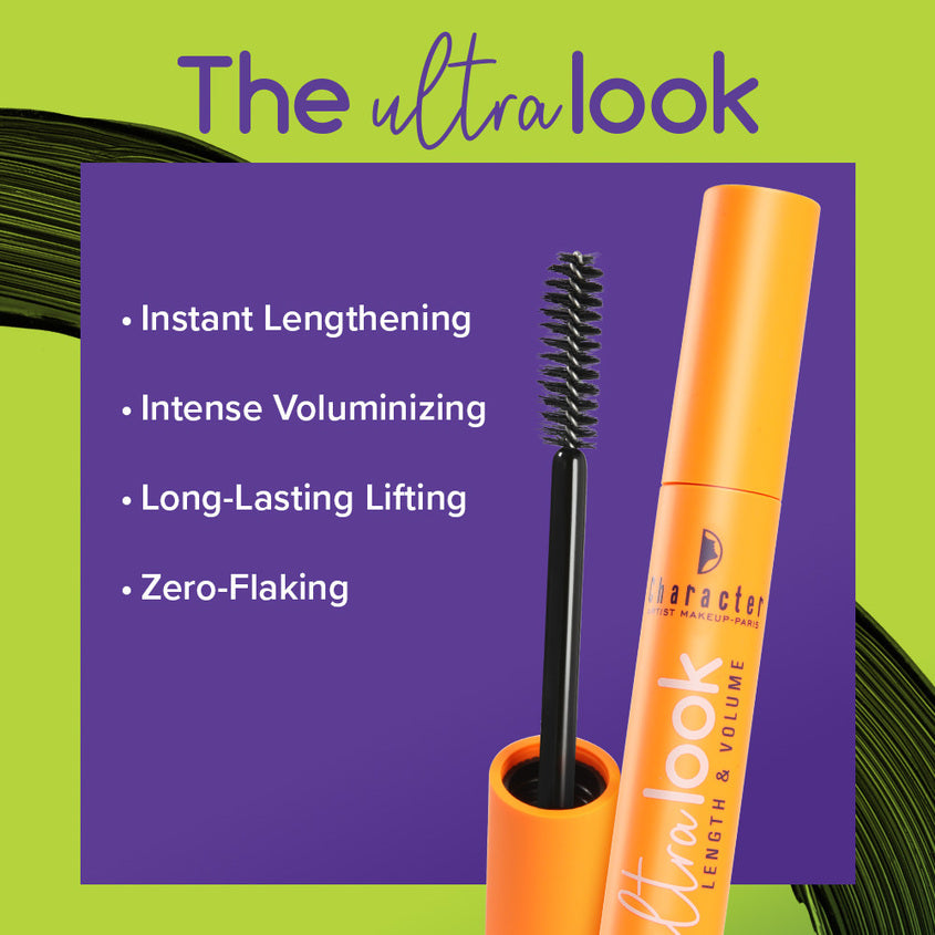 CHARACTER ULTRA LOOK STRENGTH & VOLUME MASCARA - CUV001