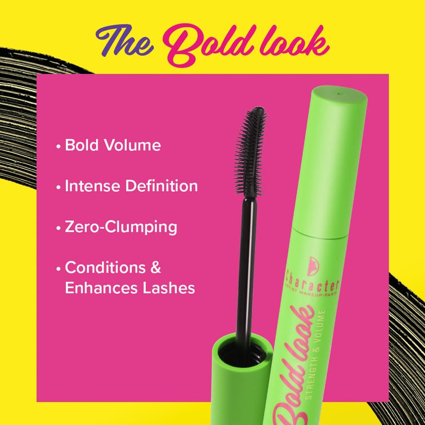 CHARACTER BOLD LOOK STRENGTH & VOLUME MASCARA - CBV001 – صورة 6