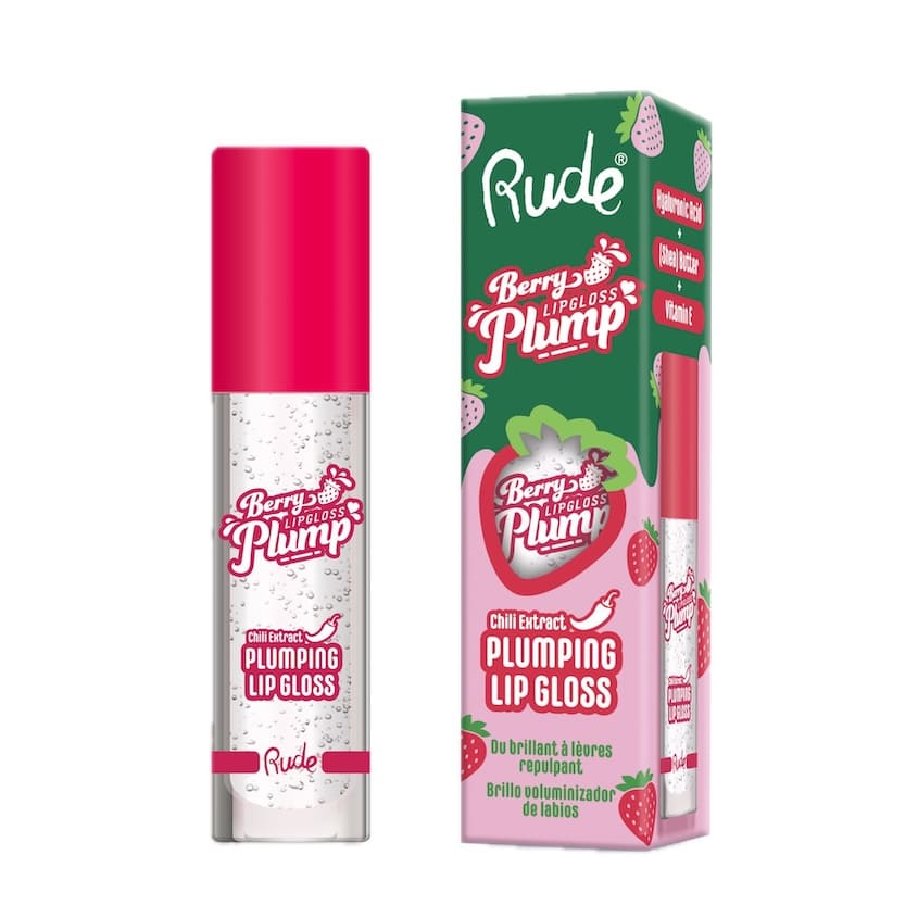 RUDE PLUMPING LIP GLOSS BARE 4G