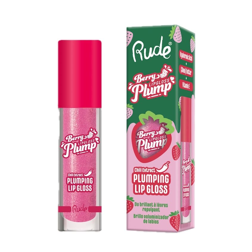 RUDE PLUMPING LIP GLOSS COTTON CANDY 4G