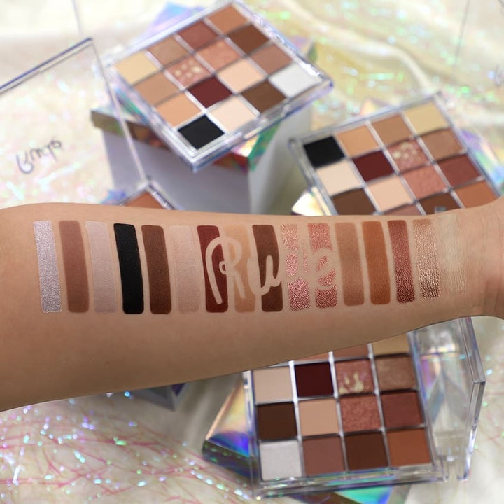 Eye shadow BE SQUARE PRESSED PIGMENTS & SHADOWS GEEKY 21,6G