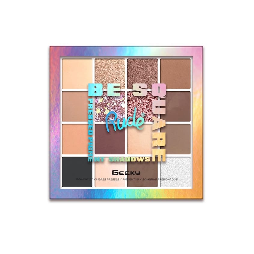 RUDE BE SQUARE PRESSED PIGMENTS & SHADOWS GEEKY 21,6G – buy online
