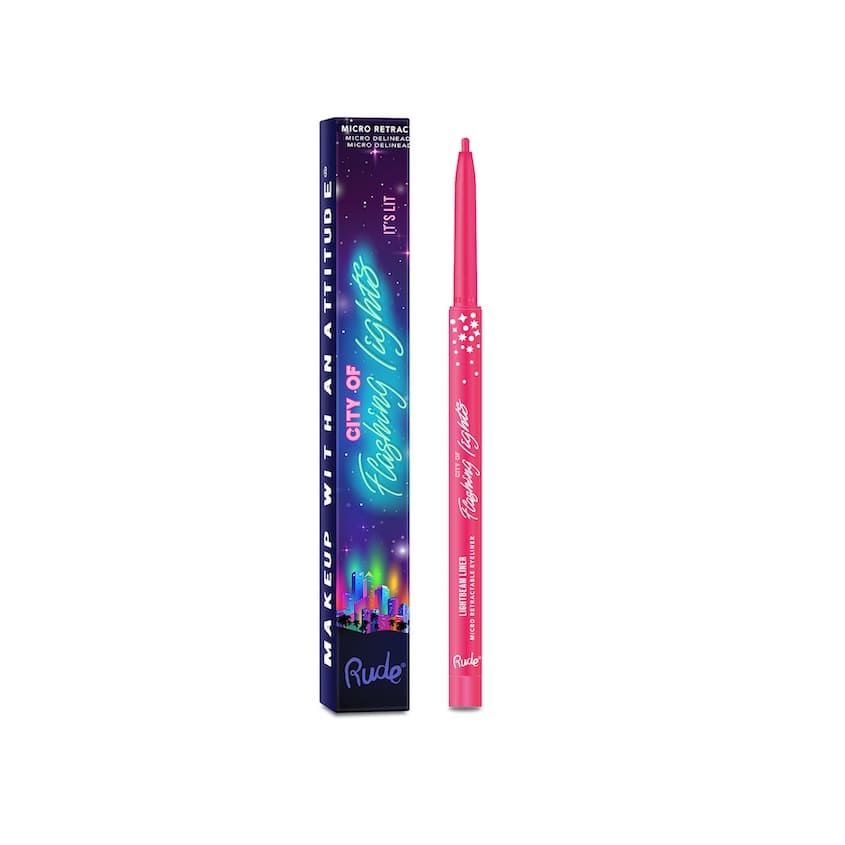 City Of Flashing Lights Micro Retractable Liner