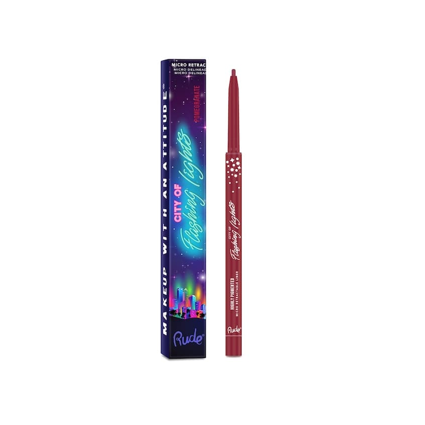 City Of Flashing Lights Micro Retractable Liner