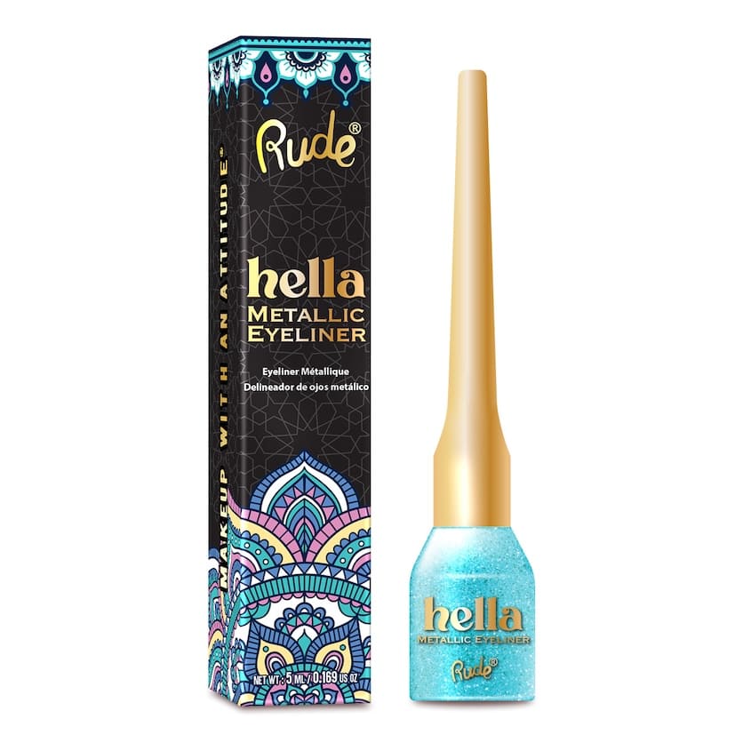 RUDE HELLA METALLIC EYELINER TIGER'S EYE 5ML