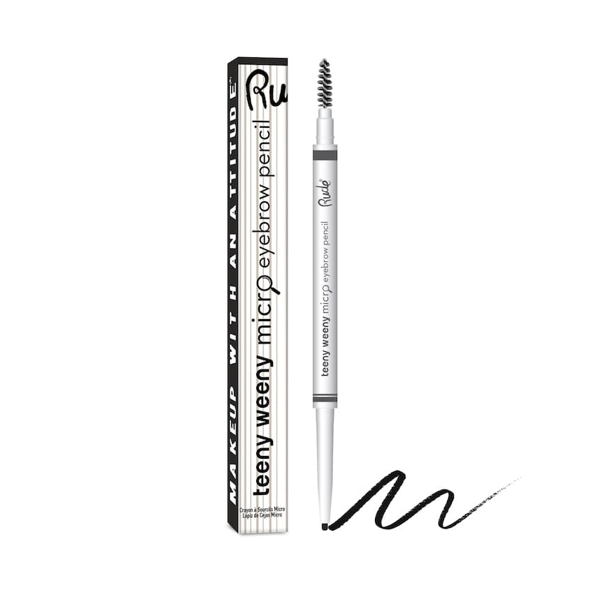 RUDE MICRO EYEBROW PEN BLACK BROWN 0,5G