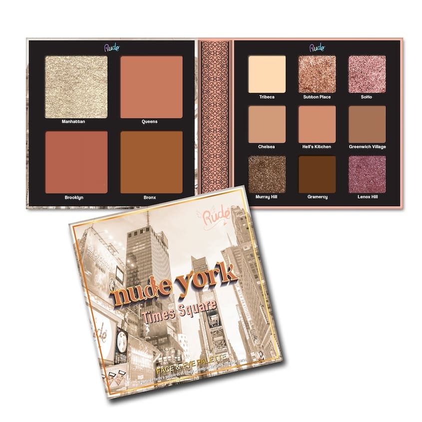 RUDE FACE & EYE PALETTE NUDE YORK 25,3G – متجر إلكتروني