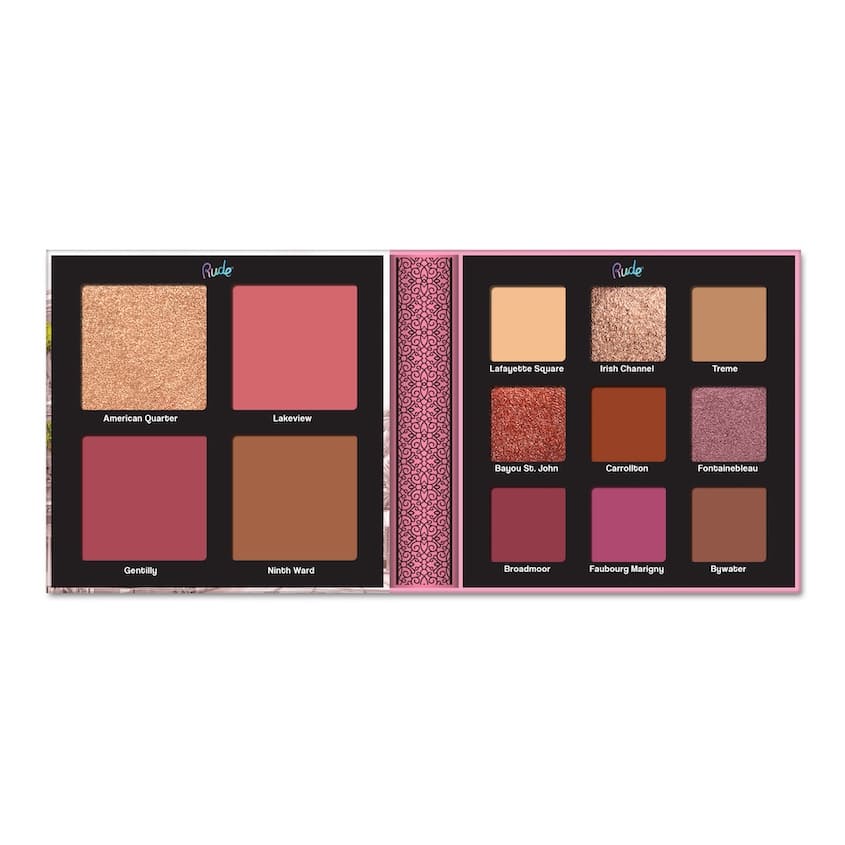 RUDE FACE & EYE PALETTE NUDE ORLEANS 25,2G – buy online