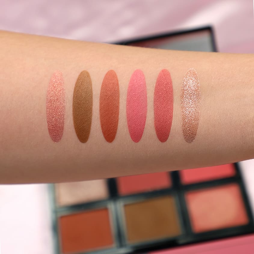 RUDE COURAGEOUS BLUSH PALETTE 18G