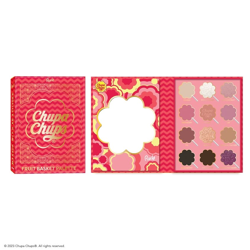 Chupa Chups 12 Color Palette Fruit Basket