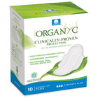 ORGANYC NAPKINS DAY WINGS, 100% CERTIFIED ORGANIC COTTON 10 U