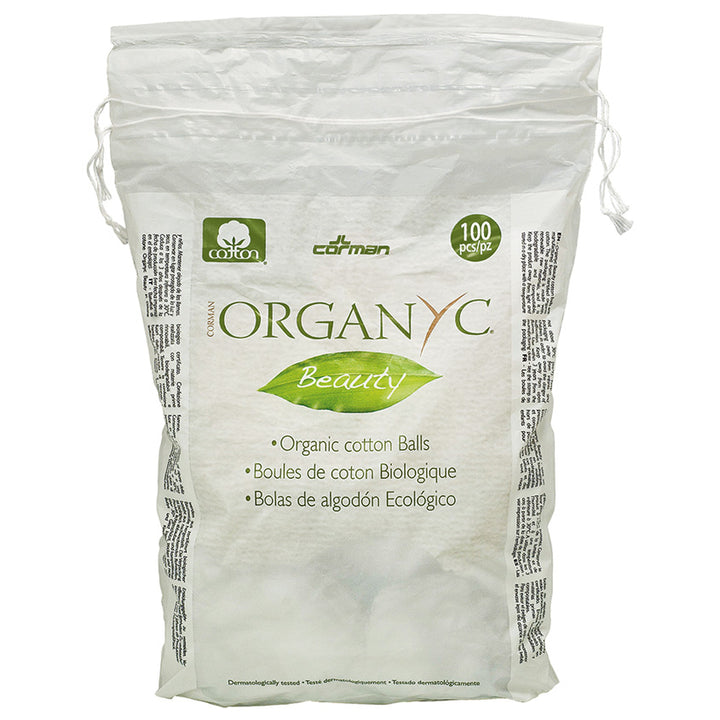 Facial care accessories Organyc Beauty Cotton Balls 100pcs