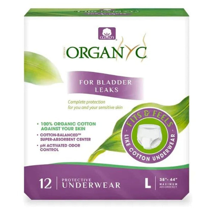 ORGANYC PROTECTIVE UNDERWEAR SIZE L
