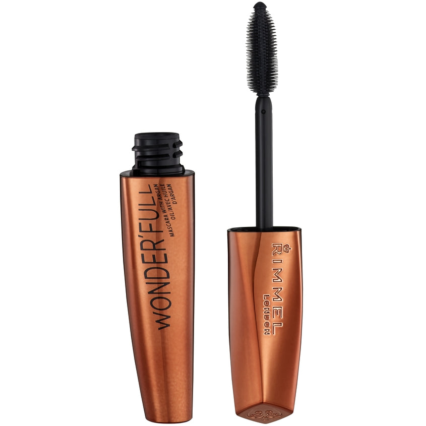 RIMMEL MASCARA WONDERFULL WITH ARGAN OIL 001 BLACK