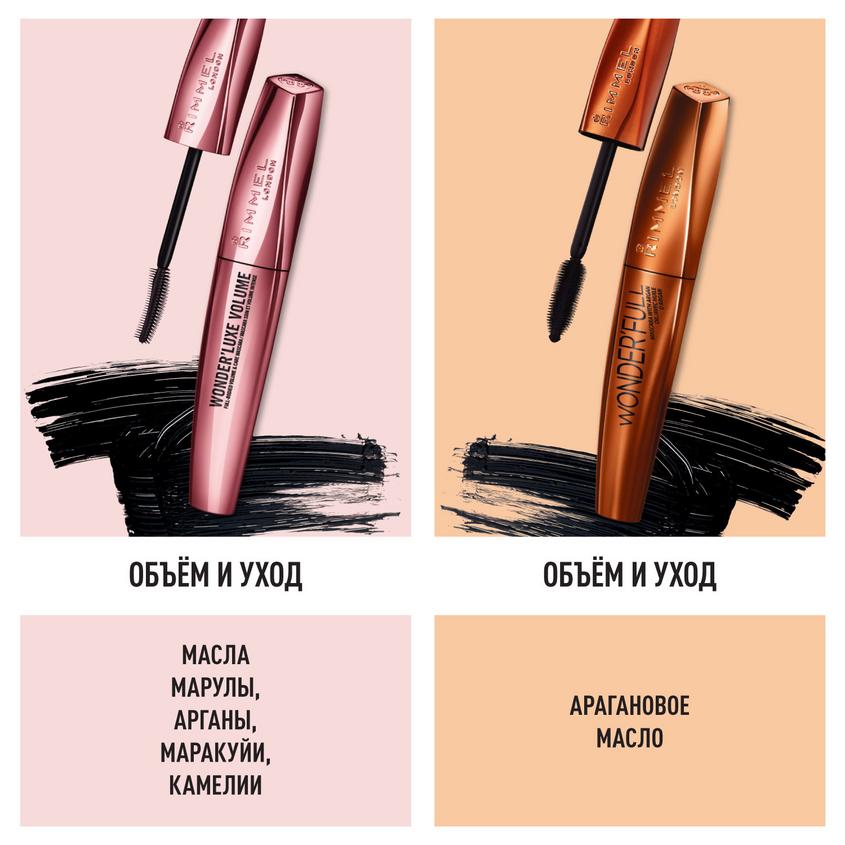 RIMMEL MASCARA WONDERFULL WITH ARGAN OIL 001 BLACK – شراء أونلاين