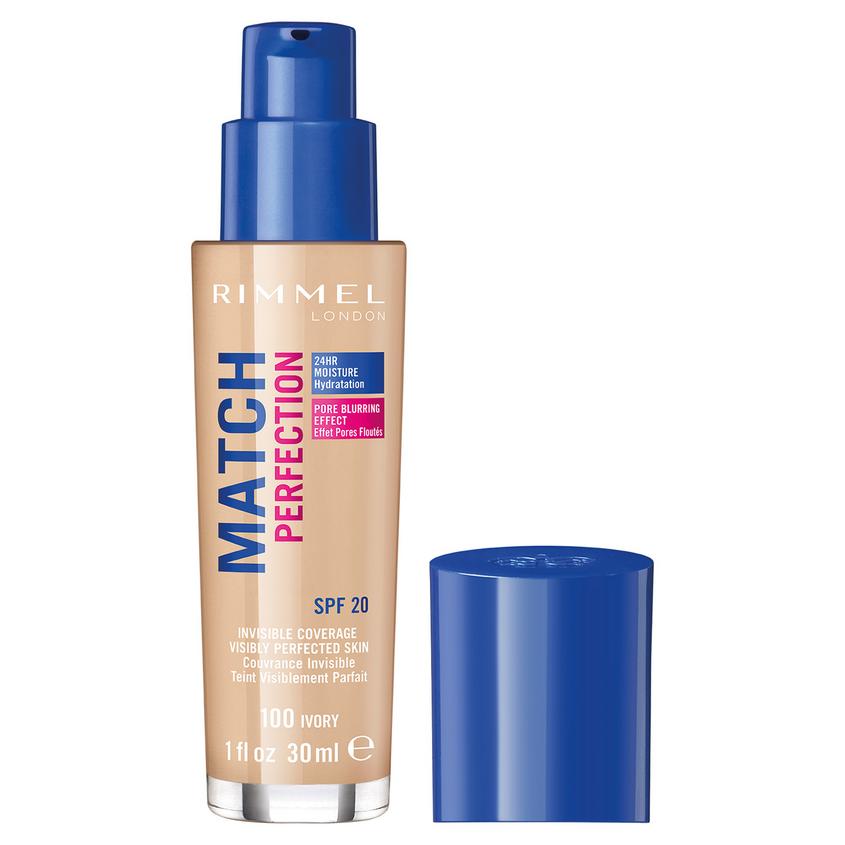 RIMMEL MATCH PERFECTION FOUNDATION PORCELAIN 90 30 ML – photo 8