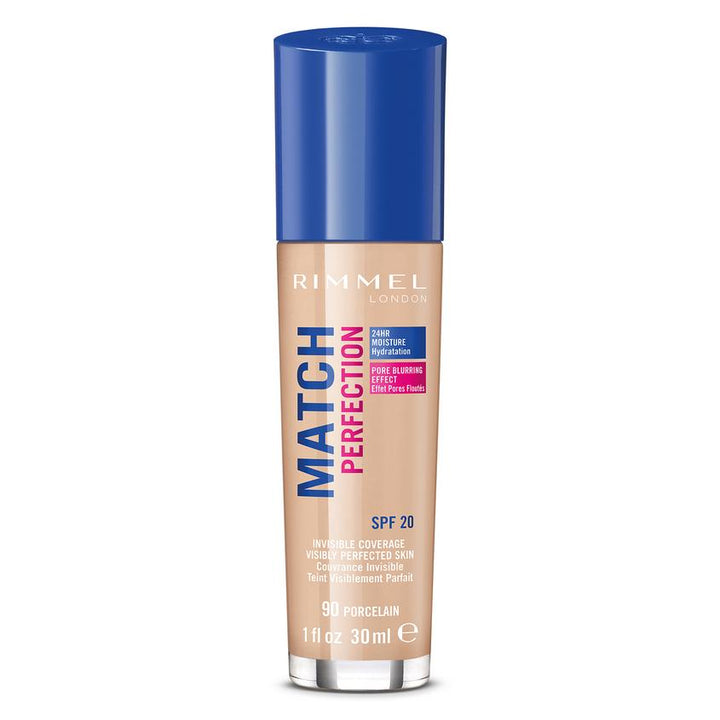 Foundations MATCH PERFECTION FOUNDATION PORCELAIN 90 30 ML