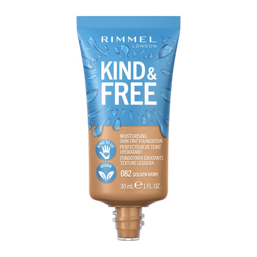 RIMMEL Kind & Free Foundation -82 Golden Ivory – صورة 6