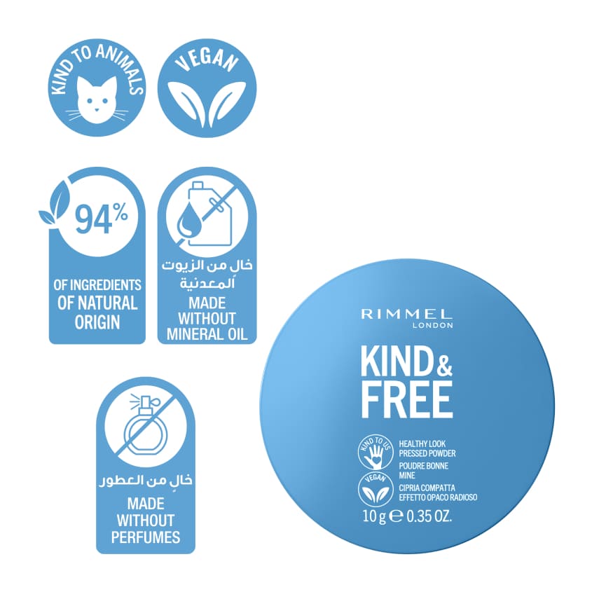 Kind & Free Pressed Powder Vegan
