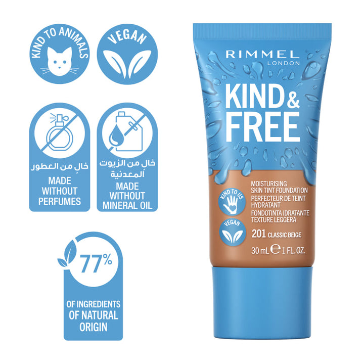 Kind & Free Moisturising Skin Tint Foundation