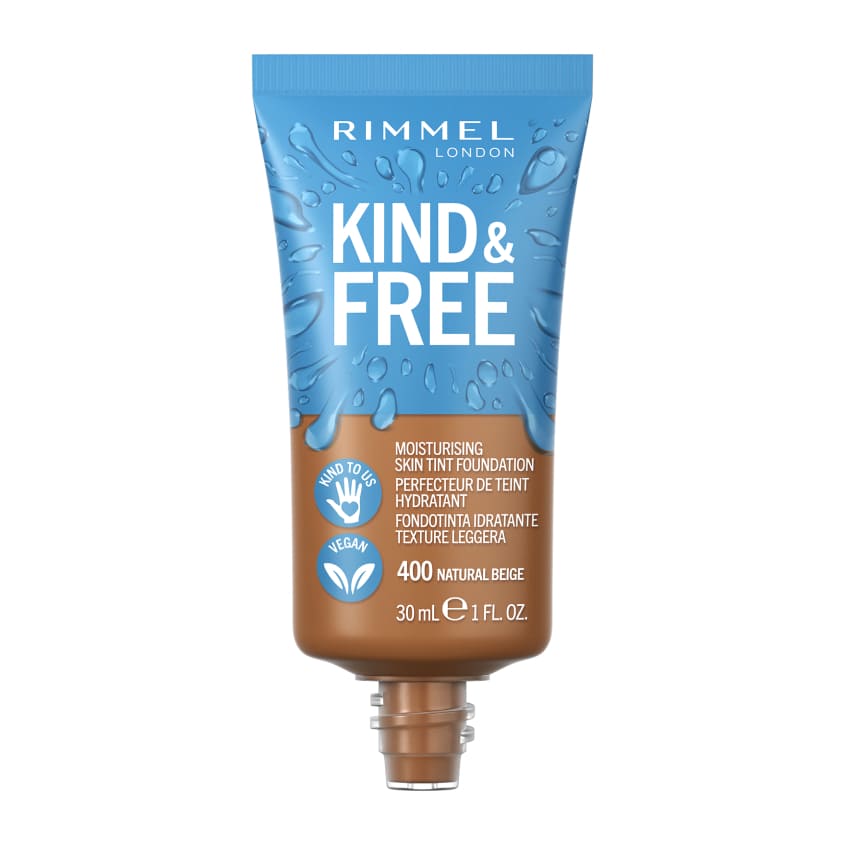 RIMMEL Kind & Free Skin Tint Liquid Foundation 400 Natural Beige – photo 6