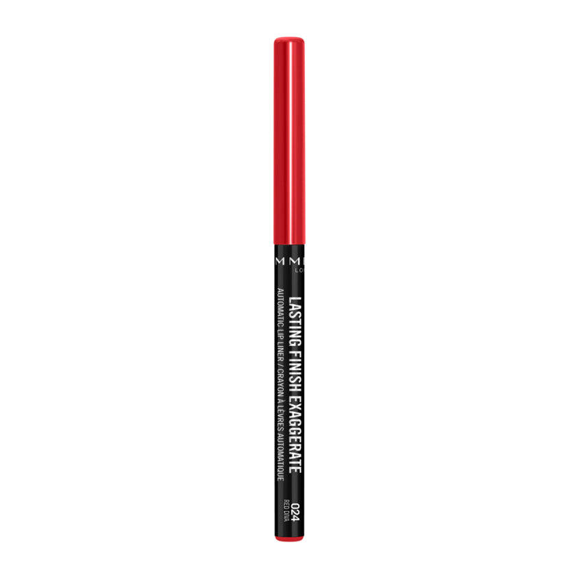 RIMMEL Lasting Finish Automatic Lip Liner 024 Red Diva – free delivery