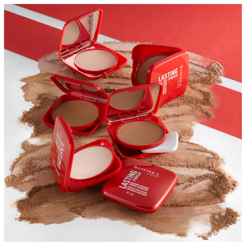 RIMMEL Lasting Finish Compact Powder 006 Rose Vanilla – صورة 6