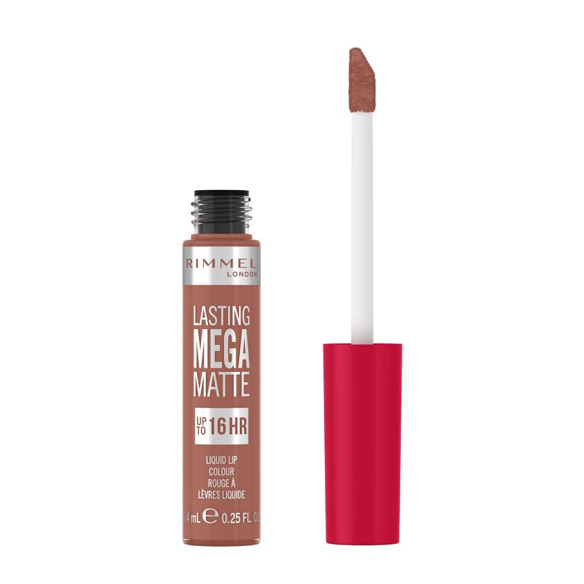 RIMMEL Lasting Mega Matte Liquid Lipstick 700 Be My Baby – صورة 5