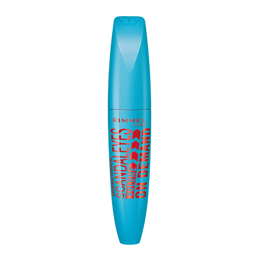 RIMMEL ريمل سكندلايز فوليوم أون ديماند ماسكارا مقاومة للماء، أسود، 12 مل