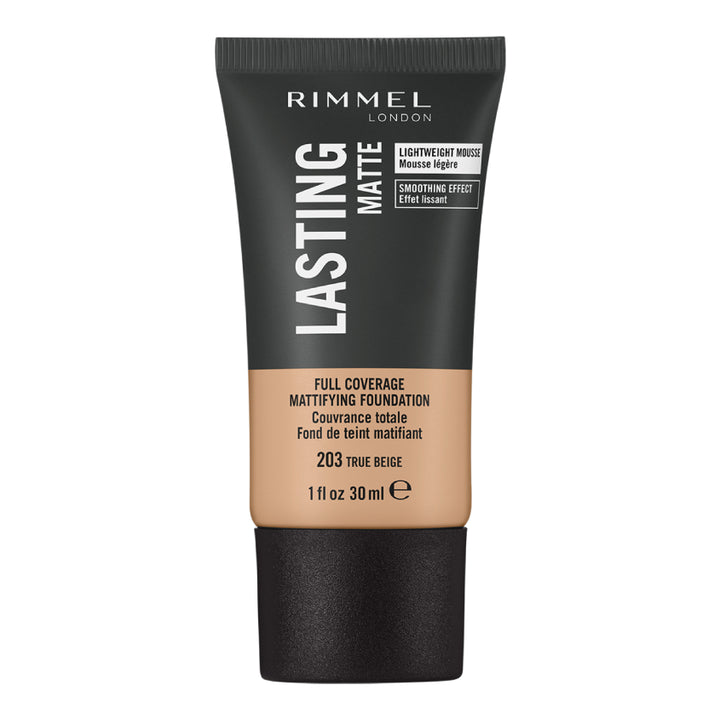 Face Lasting Matte Foundation 203 True Beige