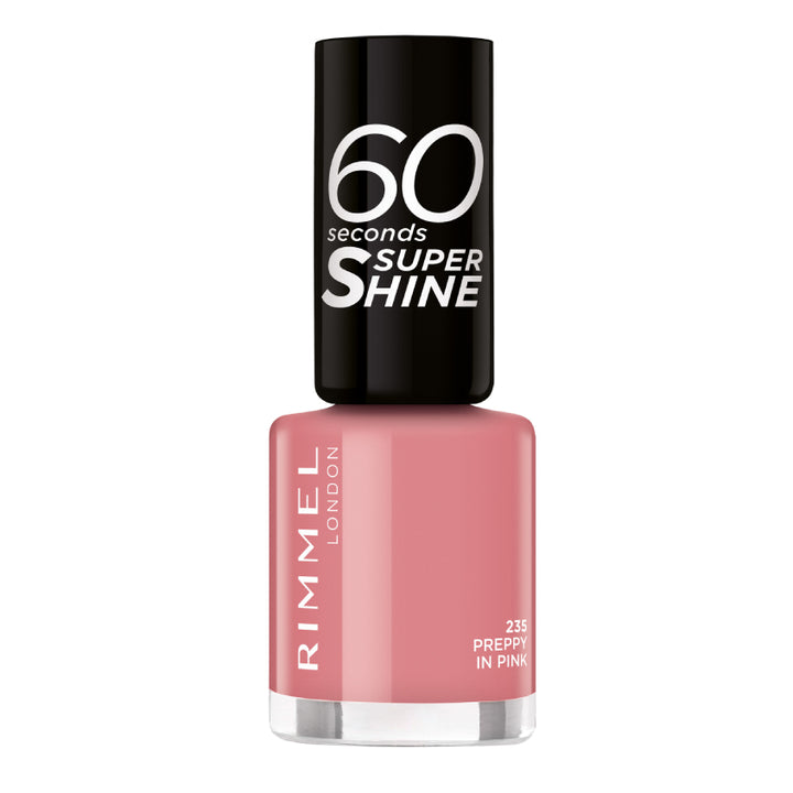 SUPER SHINE NAIL POLISH 60 SECONDS 235 PREPPY IN PINK 8ML