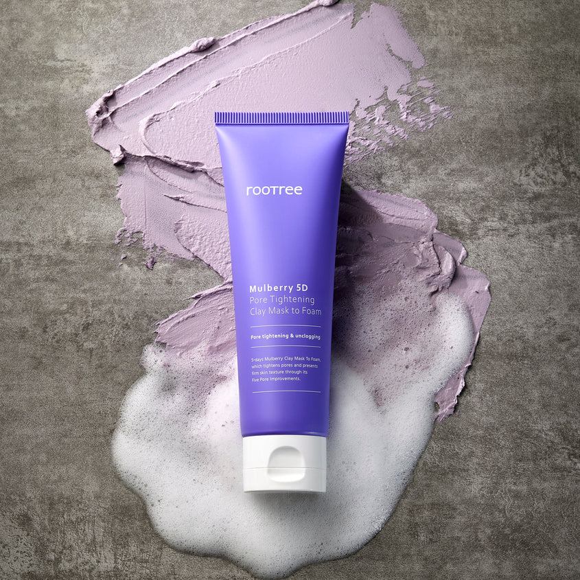 ROOTREE Pore Tightening Clay Mask to Foam 120ml – buy online