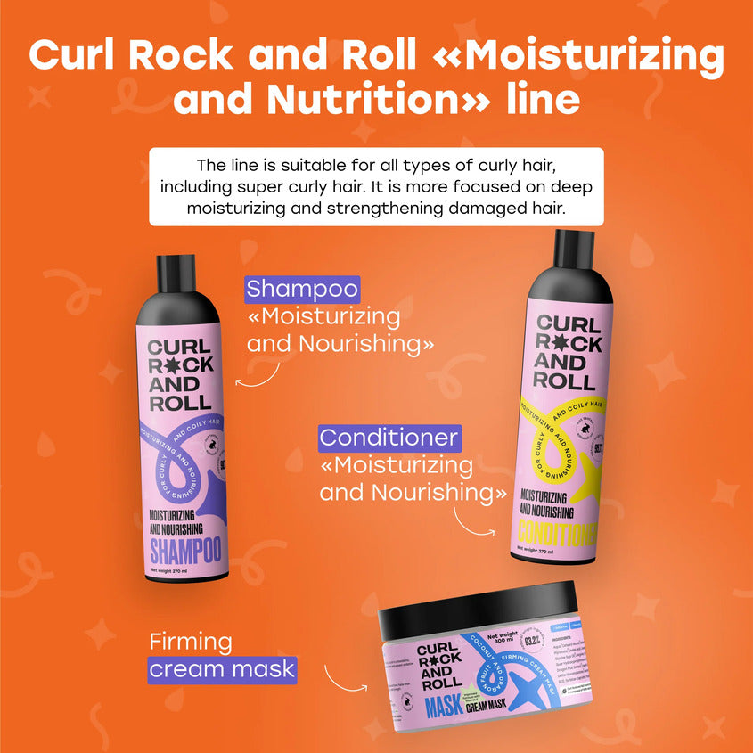 CURL ROCK AND ROLL كيرل روك آند رول شامبو مرطب ومغذي للشعر المجعد والمجعد، 270 مل – صورة 8