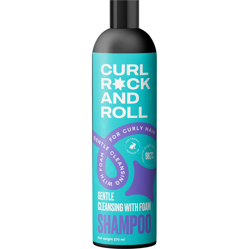 CURL ROCK AND ROLL كيرل روك آند رول شامبو تنظيف لطيف مع رغوة للشعر المجعد، 270 مل