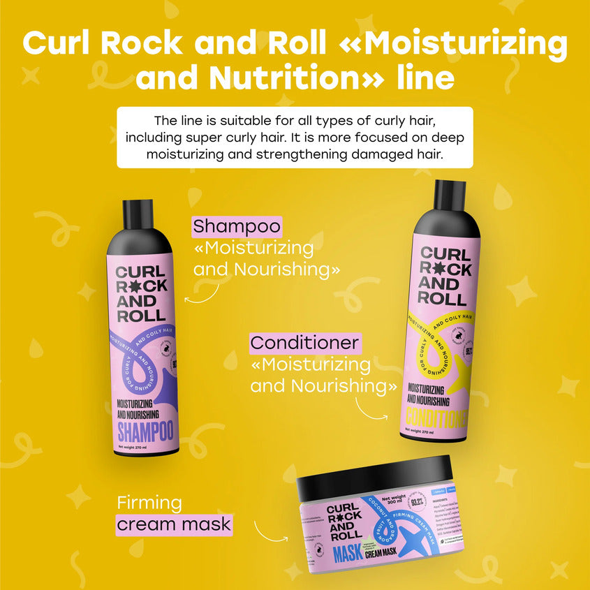 CURL ROCK AND ROLL كيرل روك آند رول: بلسم مرطب ومغذي للشعر المجعد والمجعد، 270 مل – صورة 8