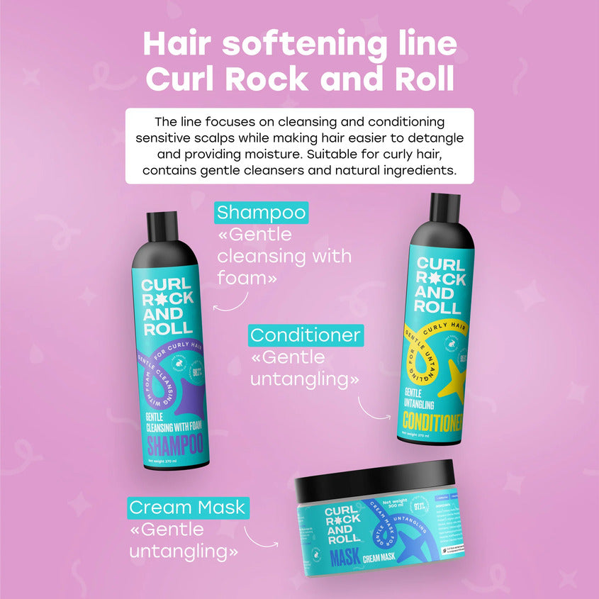 CURL ROCK AND ROLL Conditioner gentle untangling for curly hair, 270 ml – photo 7
