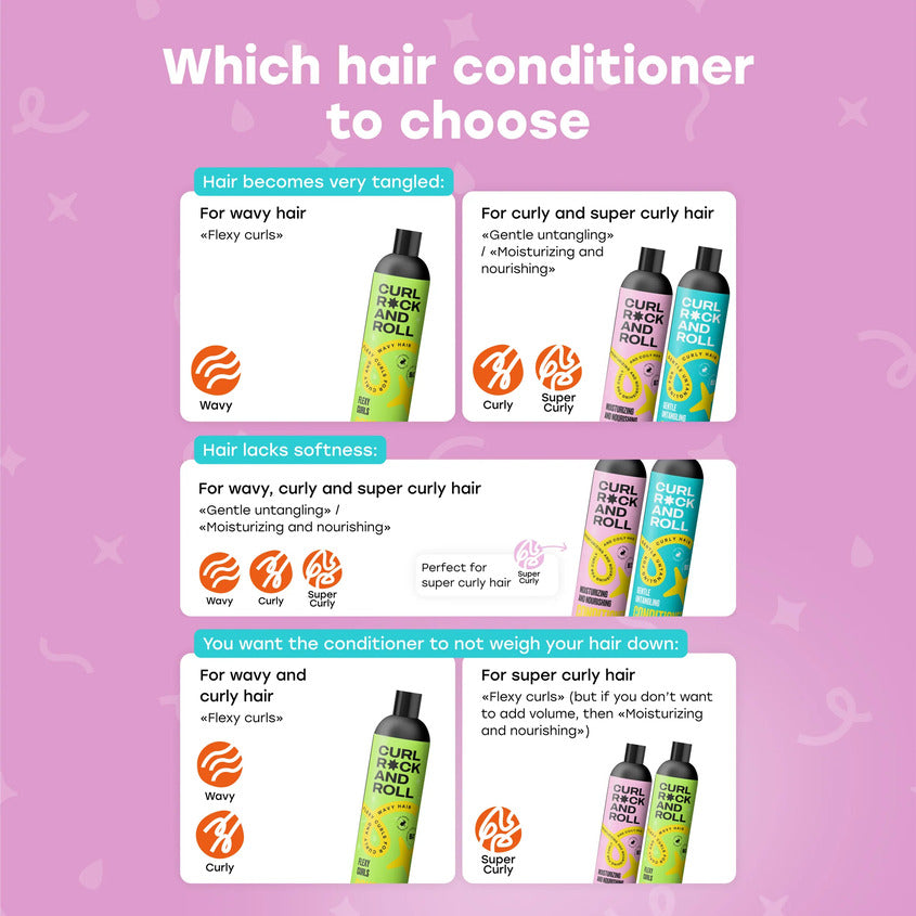 CURL ROCK AND ROLL Conditioner gentle untangling for curly hair, 270 ml – photo 10