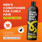 Conditioner for men power and strength for care of curly hair, 270 ml