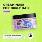 CURL ROCK AND ROLL كيرل روك آند رول ماسك كريمي مقوي بجوز الهند وفاكهة التنين، 300 مل – شراء أونلاين