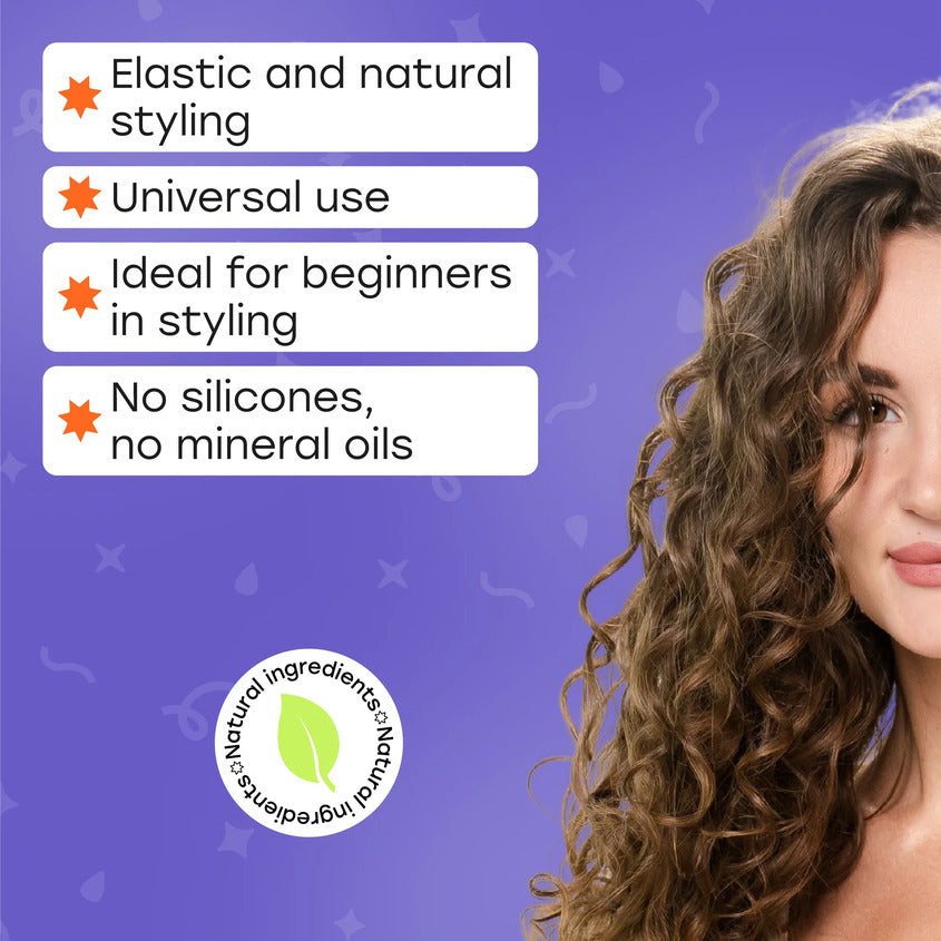 CURL ROCK AND ROLL Light hold gel for curly hair, 300 ml – online store