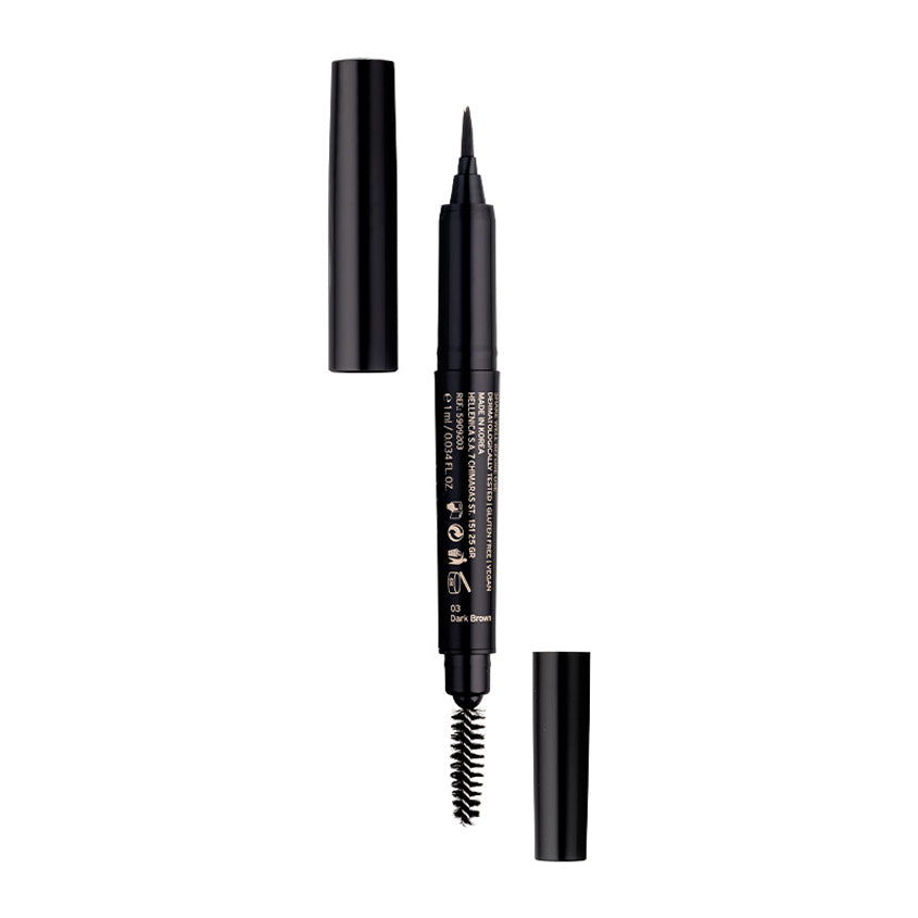 RADIANT PROFESSIONAL MAKEUP BROW WIZARD TATTOO PEN NO 3 DRAK BROWN 1ML – buy online