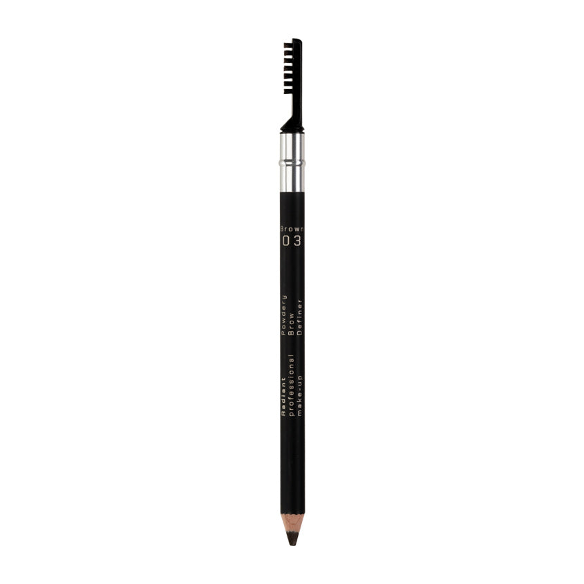 RADIANT PROFESSIONAL MAKEUP POWDERY BROW DEFINER NO 3 BROWN 1,19G – buy online