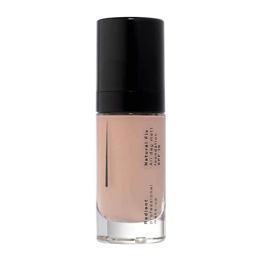 RADIANT PROFESSIONAL MAKEUP NATURAL FIX ALL DAY MATT FOUNDATION SPF 15 NO 01 ROSY 30ML