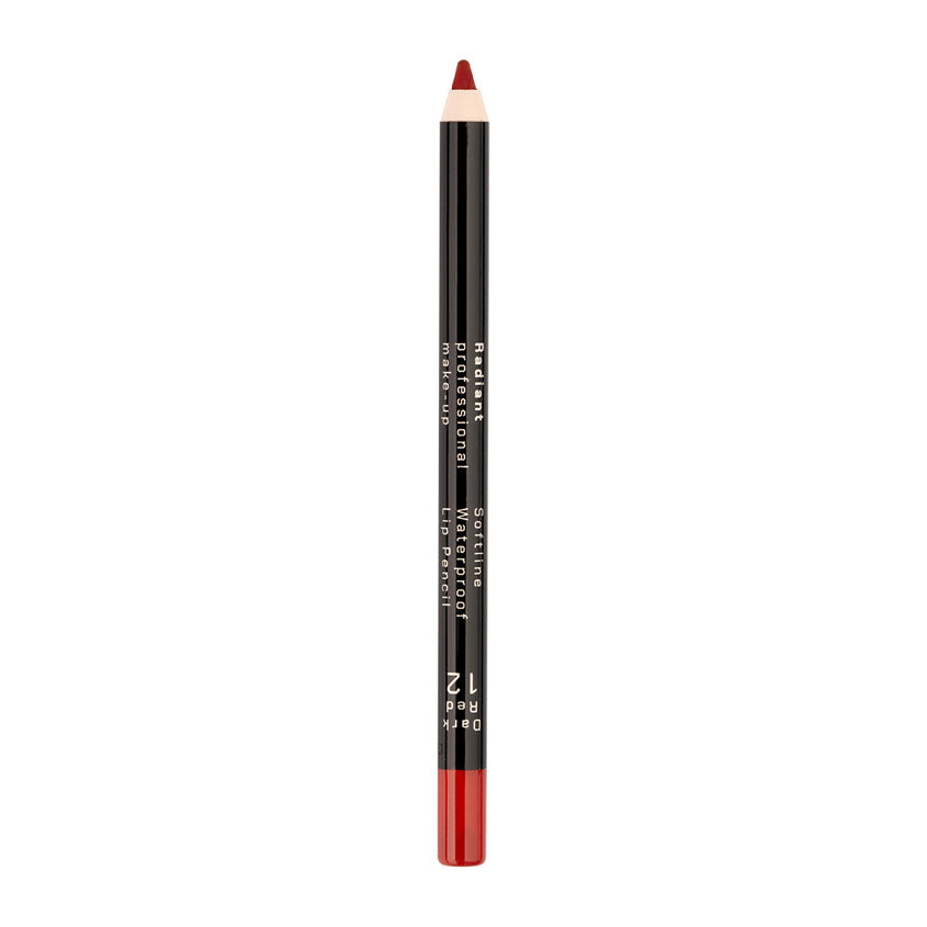 RADIANT PROFESSIONAL MAKEUP SOFT LINE WATERPROOF LIP PENCIL NO 12 DARK RED 1,2G – buy online